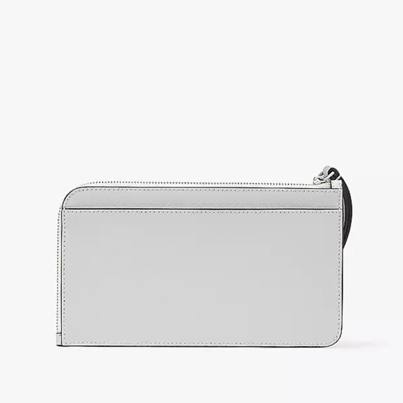 Kate Spade Lucy Medium L-Zip Wristlet 
COLOR: Platinum Grey Multi 
NWT - Picture 3 of 16
